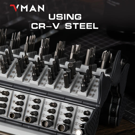 128 In 1 Precision Screwdriver Set,Professional Magnetic Repair Tool Kit For Computer,Laptop,Macbook,Game Console,Men Tools Gift