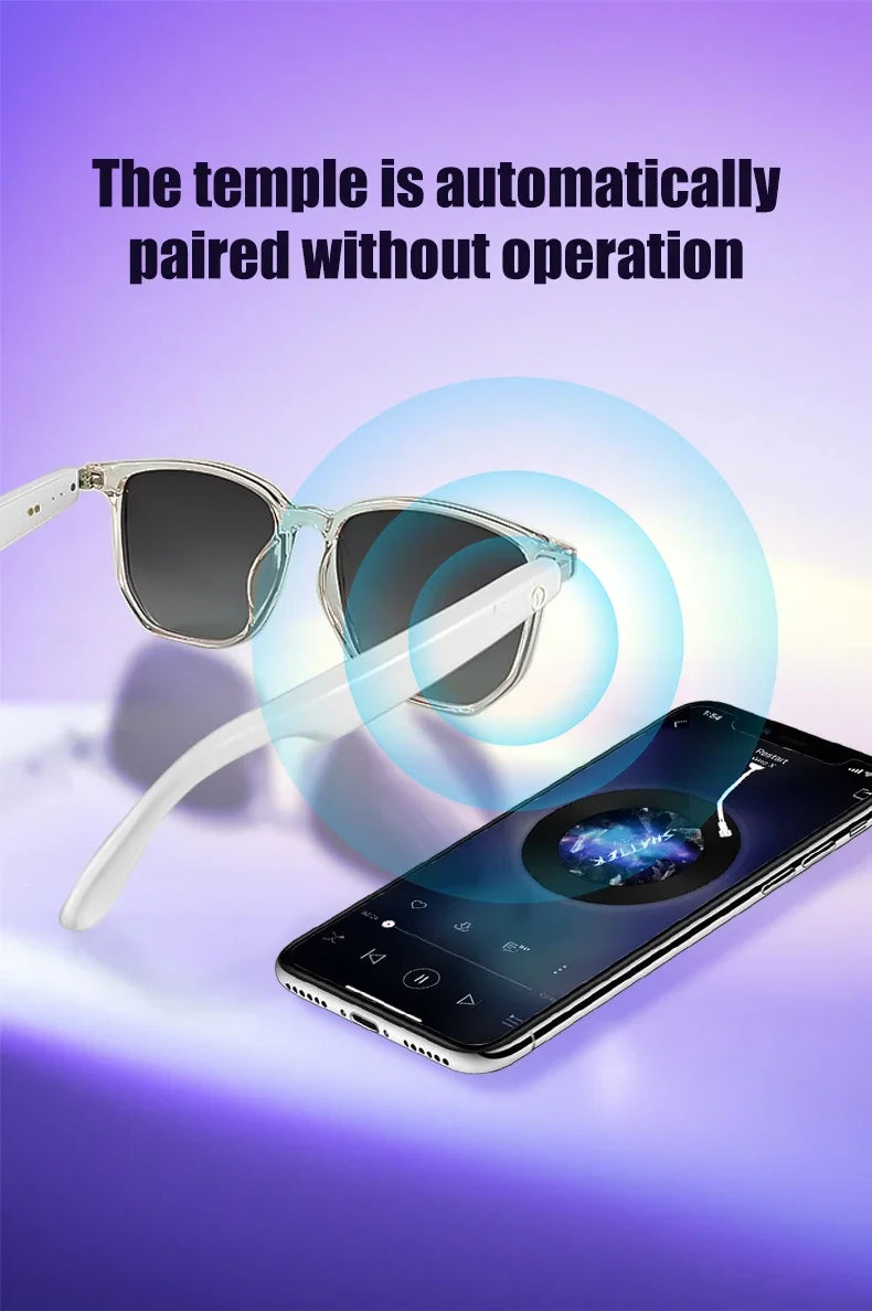 GS03 Upper Smart Glasses - Camera, Video Recording, Bluetooth, Call, Voice Translation, AI Assistant