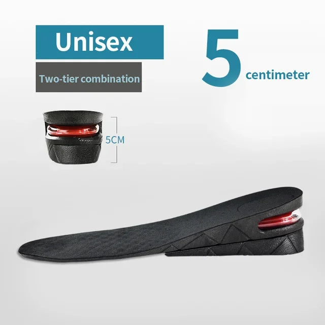 Height Increase Insole Invisible Heightening Template Air Cushion Shoe Inserts Variable Height Insoles Adjustable Foot Pad
