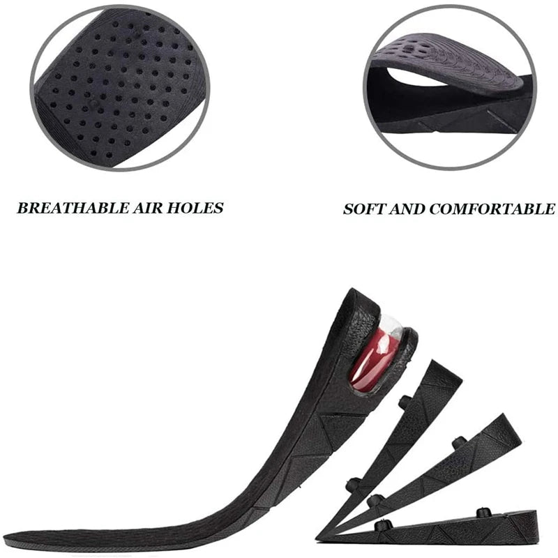 Height Increase Insole Invisible Heightening Template Air Cushion Shoe Inserts Variable Height Insoles Adjustable Foot Pad