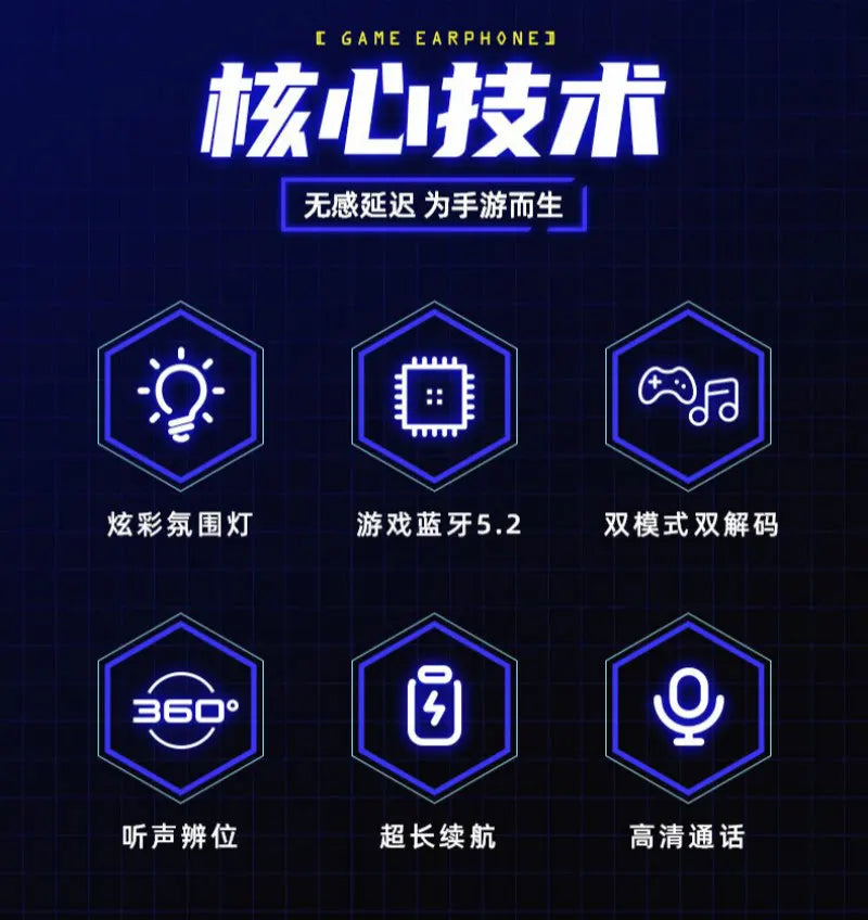 MIJIA M10 | Game Ear Waterproof Bluetooth Earphones | Exclusive Asia Imported