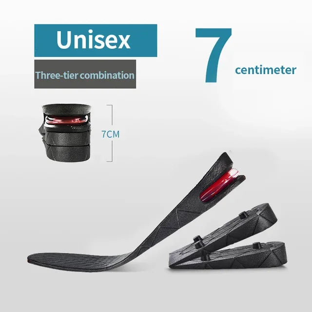 Height Increase Insole Invisible Heightening Template Air Cushion Shoe Inserts Variable Height Insoles Adjustable Foot Pad