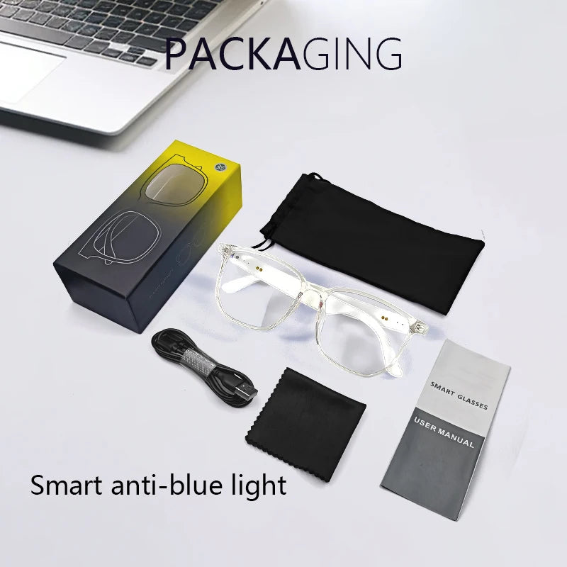 GS03 Upper Smart Glasses - Camera, Video Recording, Bluetooth, Call, Voice Translation, AI Assistant