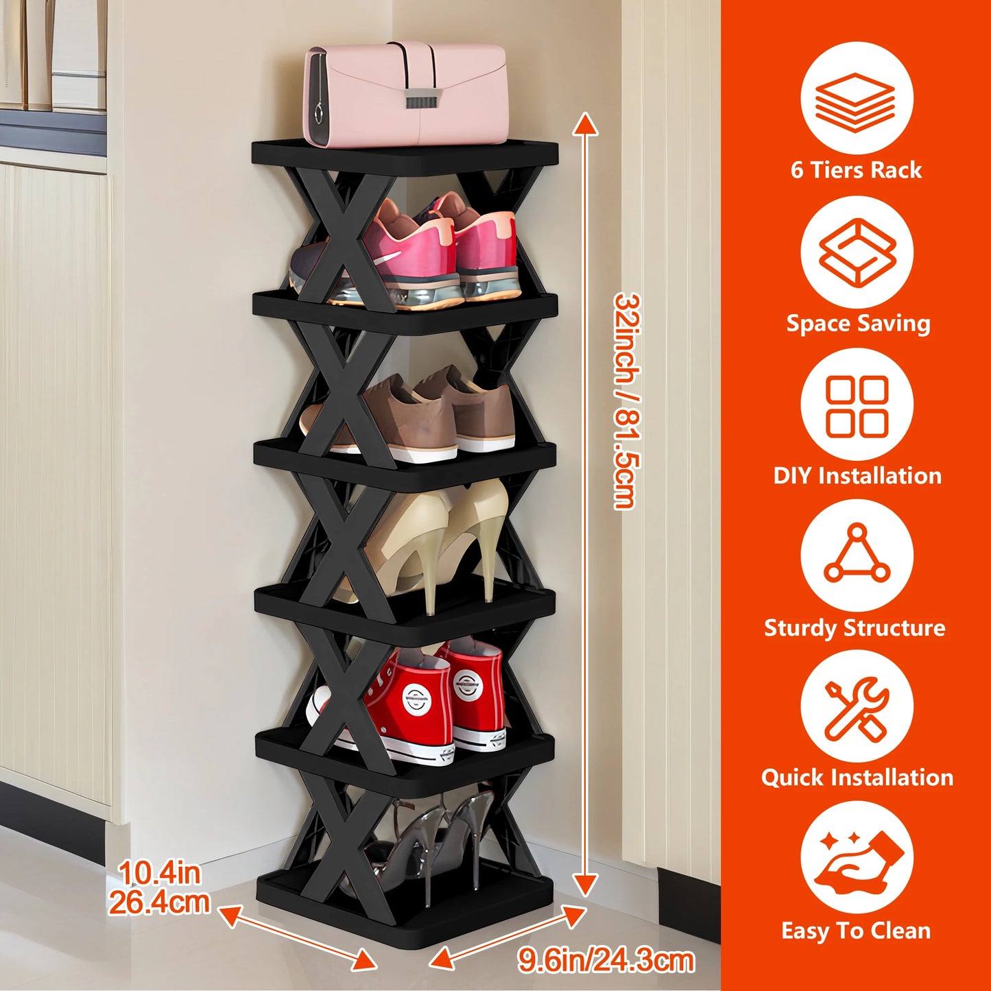Smart Home Space Organizer - Shoe Rack Storage - Organizer Detachable Shoe Racks - Smart Home Improvement