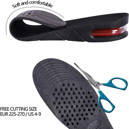 Height Increase Insole Invisible Heightening Template Air Cushion Shoe Inserts Variable Height Insoles Adjustable Foot Pad