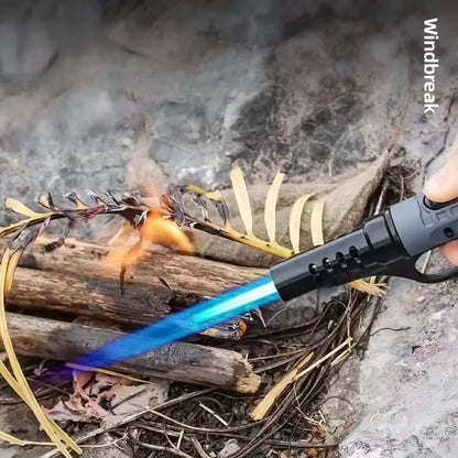 1300° Outdoor Camping Ignition Portable Lighting Gun Stove Accessories Camping Barbecue Flamethrower Inflatable Igniter