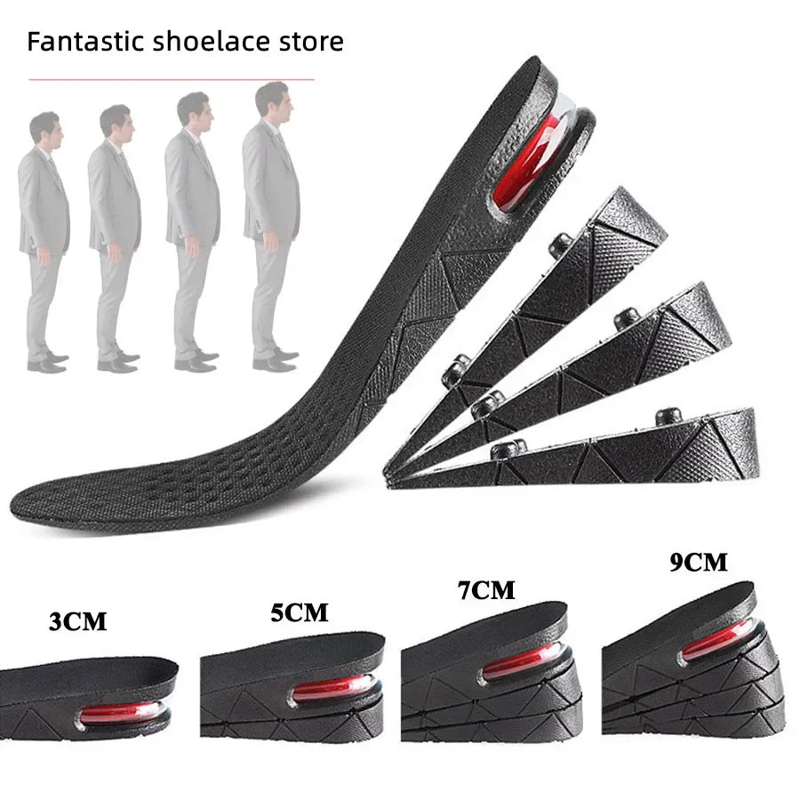 Height Increase Insole Invisible Heightening Template Air Cushion Shoe Inserts Variable Height Insoles Adjustable Foot Pad
