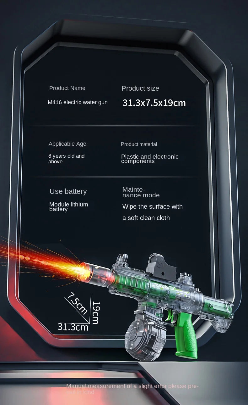 Shark MK2.0 🌊 M416 Automatic Electric Water Machine Gun