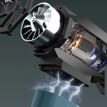 Air Duster Brushless Motor Turbo Blower 105000RPM Rechargeable Multifunctional 4000mAh for Pet Hair Drying