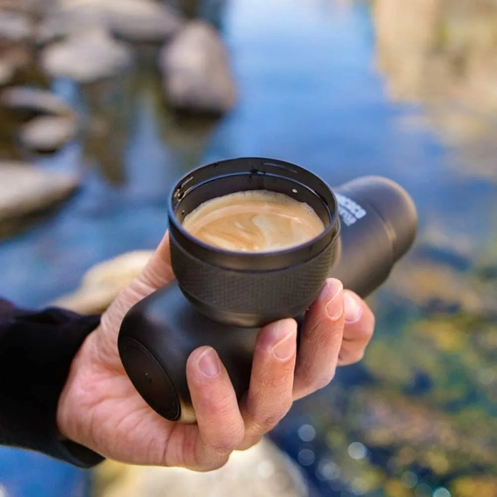 Portable Espresso Machine, Compatible Original NS Capsules, Travel Coffee Maker, Manually Operated from Piston Action