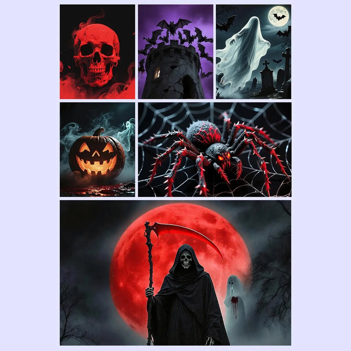 Halloween USB  Micro Projector - 360 Degree Rotating Stick - Halloween Light Decoration For Any Surface.