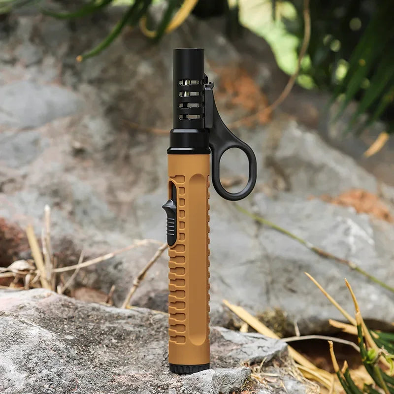 1300° Outdoor Camping Ignition Portable Lighting Gun Stove Accessories Camping Barbecue Flamethrower Inflatable Igniter
