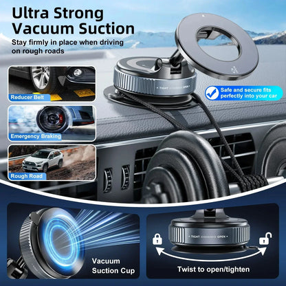 Xiaomi Magnetic Vacuum Car Phone Holder 360° Rotation Suction Cup Navigation Stand Bracket Car Holder For Bath/Car Universal NEW