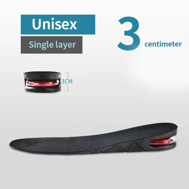 Height Increase Insole Invisible Heightening Template Air Cushion Shoe Inserts Variable Height Insoles Adjustable Foot Pad