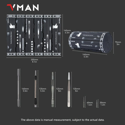 128 In 1 Precision Screwdriver Set,Professional Magnetic Repair Tool Kit For Computer,Laptop,Macbook,Game Console,Men Tools Gift