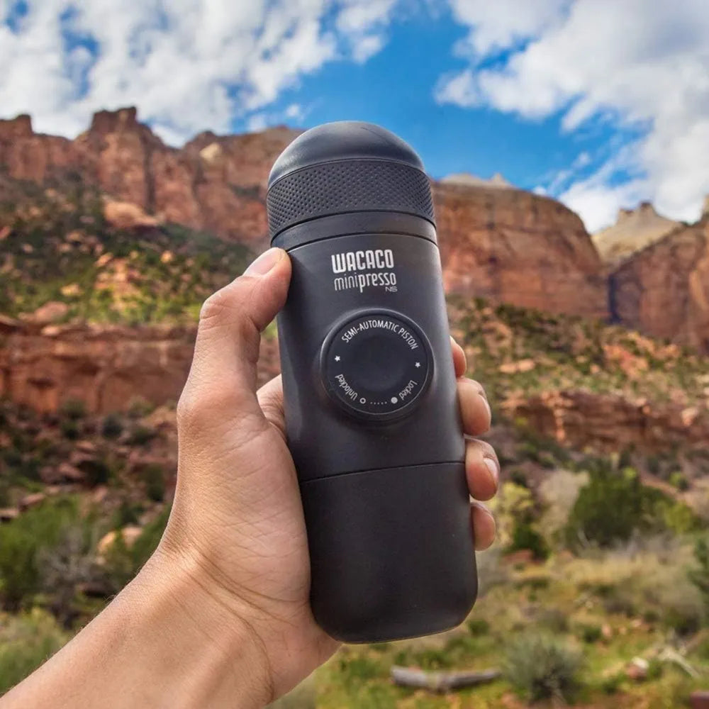 Portable Espresso Machine, Compatible Original NS Capsules, Travel Coffee Maker, Manually Operated from Piston Action