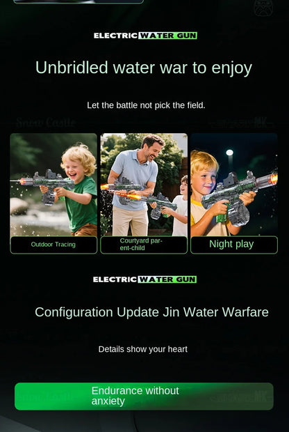 Shark MK2.0 🌊 M416 Automatic Electric Water Machine Gun
