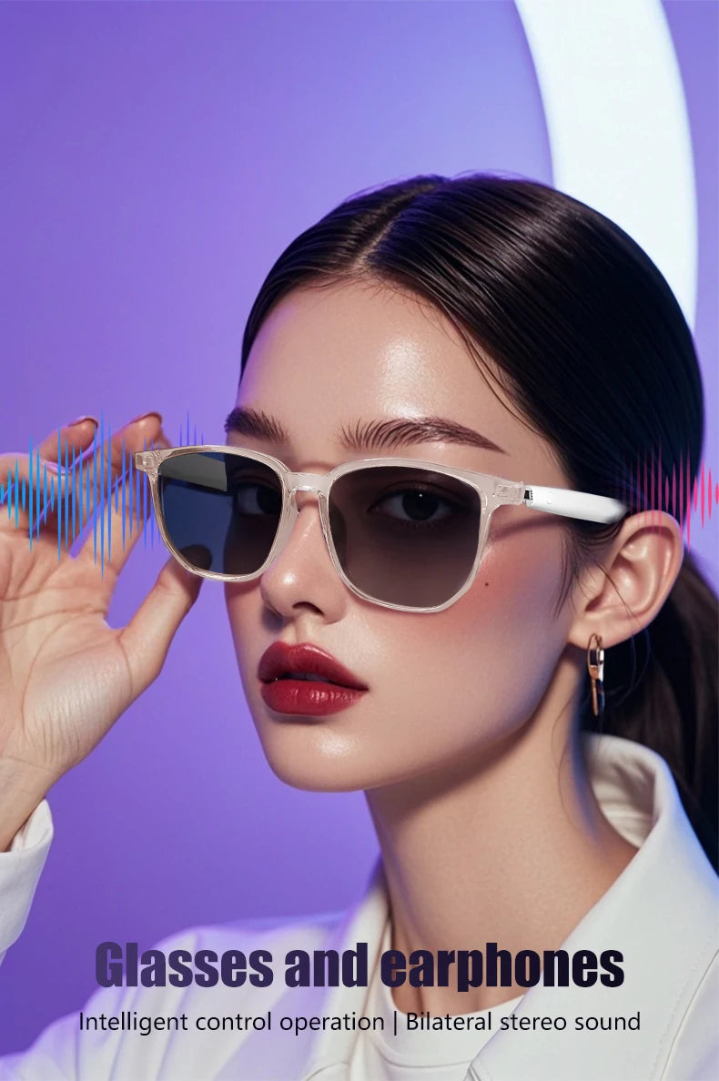GS03 Upper Smart Glasses - Camera,  Video Recording, Bluetooth, Call, Voice Translation, AI Assistant