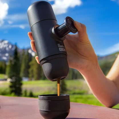 Portable Espresso Machine, Compatible Original NS Capsules, Travel Coffee Maker, Manually Operated from Piston Action